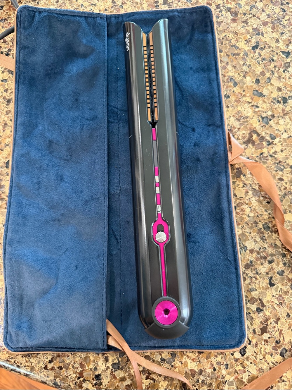 Dyson Black and Magenta Hair Straightener